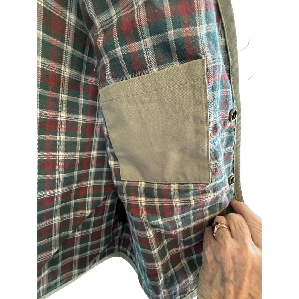 Vintage Eddie Bauer Tan Fishing Utility Vest L  Gorpcore Fly Fishing Outdoor - Picture 7 of 10